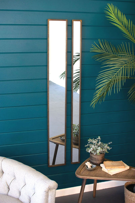 Tall Thin Wall Mirror 4" Wide