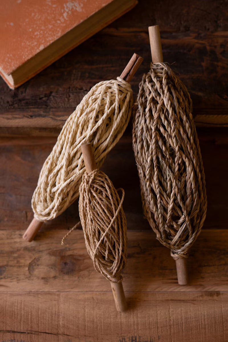 Set of 3 Spools of Paper Rope