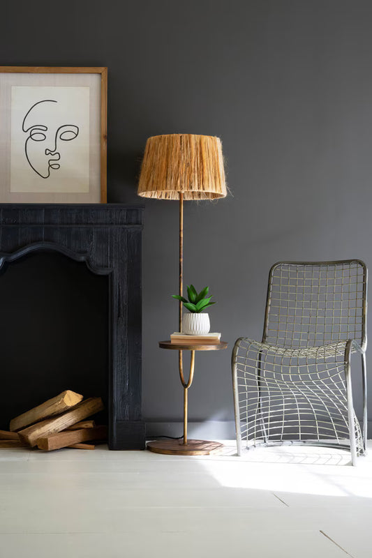 Woven Metal S-Chair