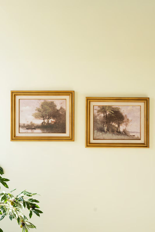 Set of 2 Framed Landscape Prints