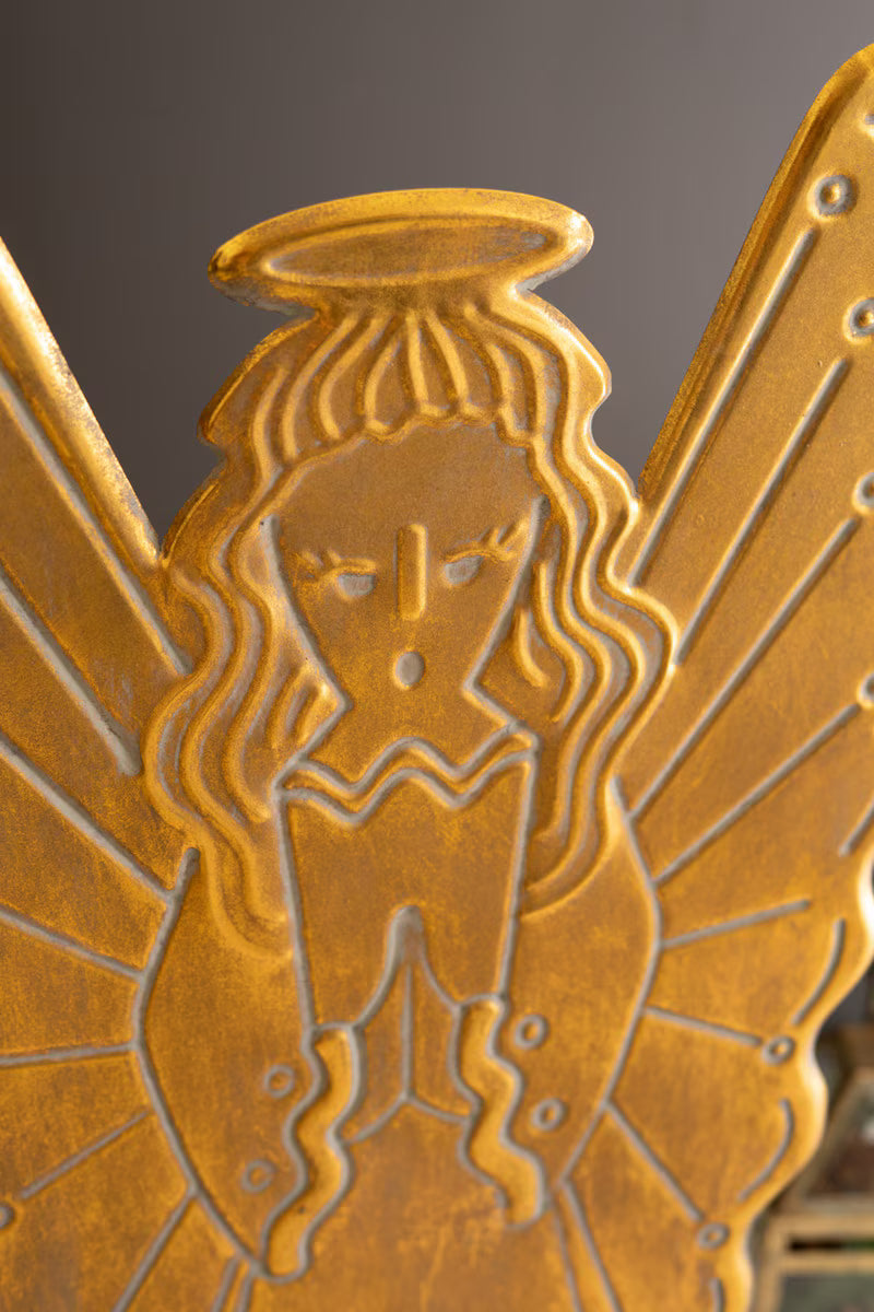 Antique Gold Metal Angel