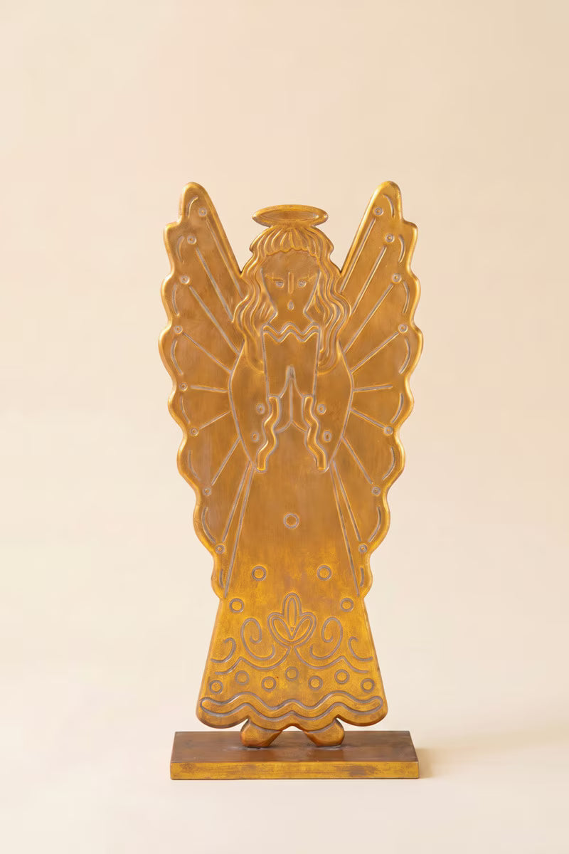 Antique Gold Metal Angel