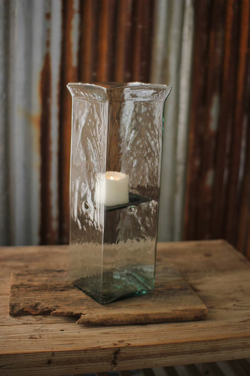 Large Square Candle Hurricane