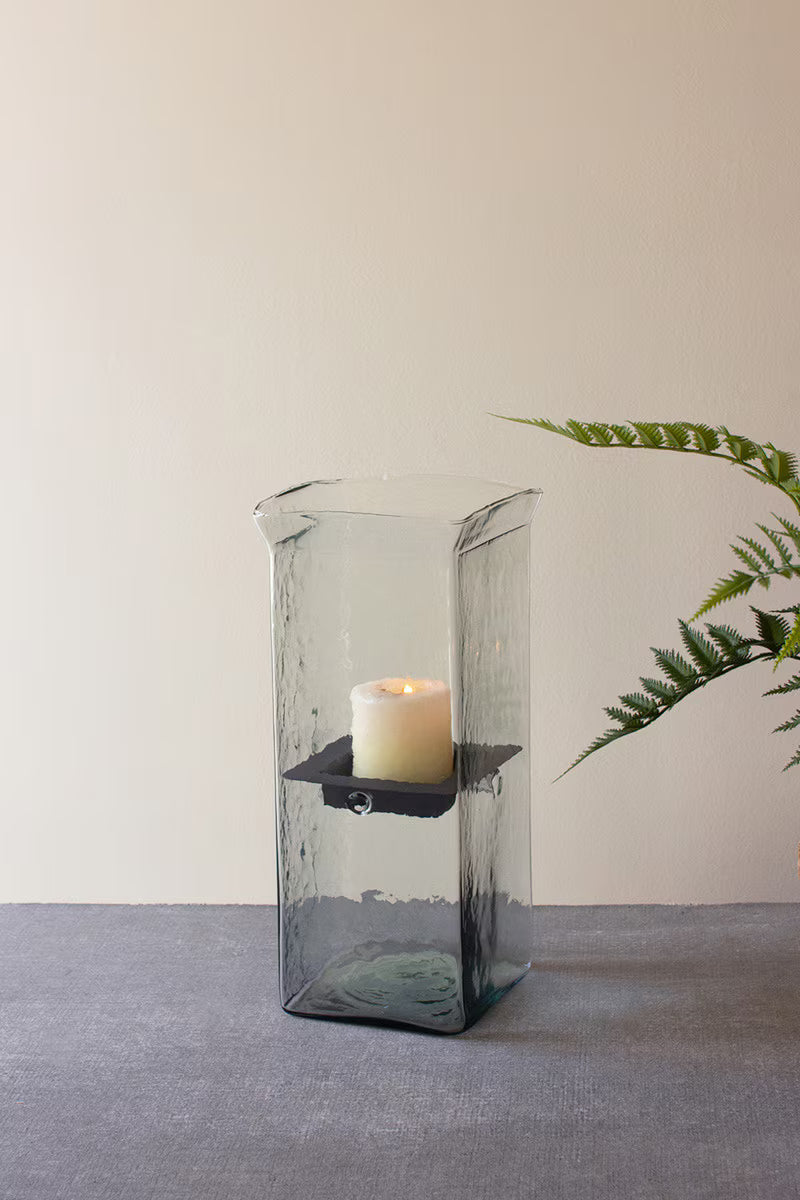 Medium Square Candle Hurricane