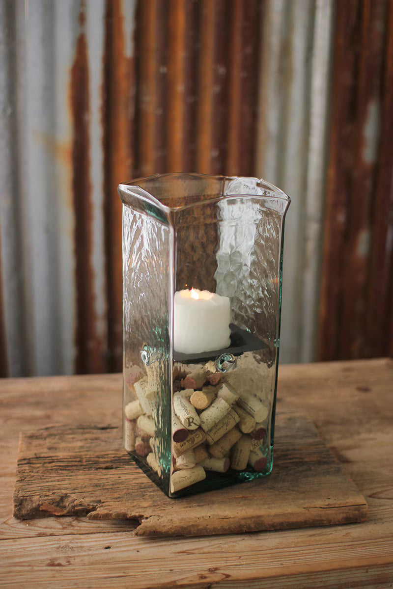 Medium Square Candle Hurricane