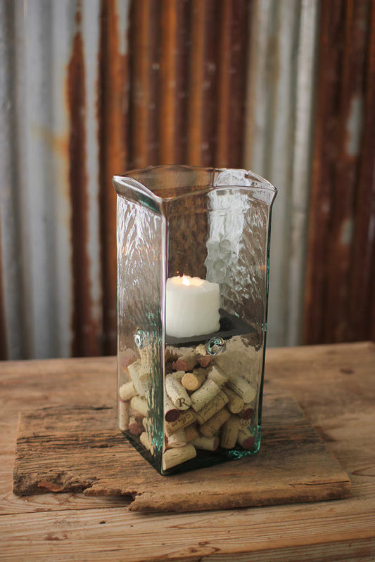 Medium Square Candle Hurricane