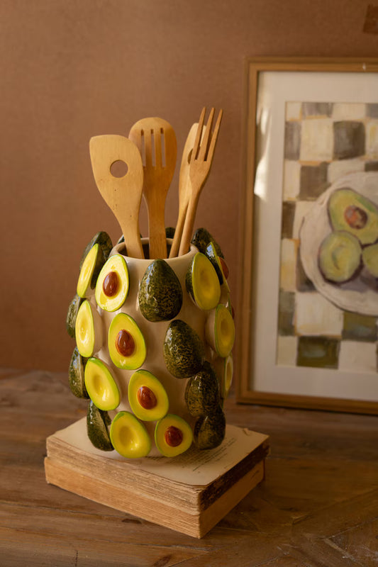 Ceramic Avocados Vase