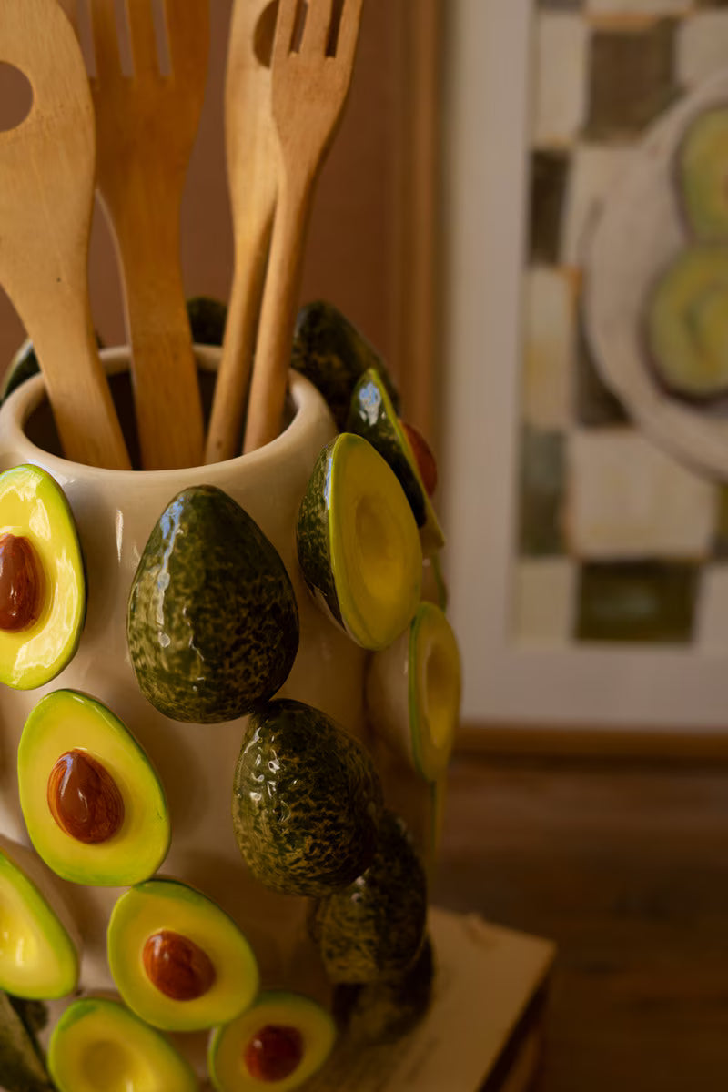 Ceramic Avocados Vase