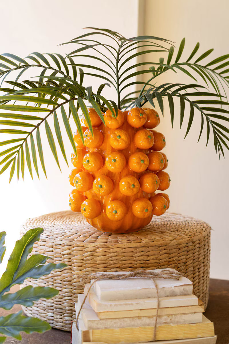 Ceramic Oranges Vase