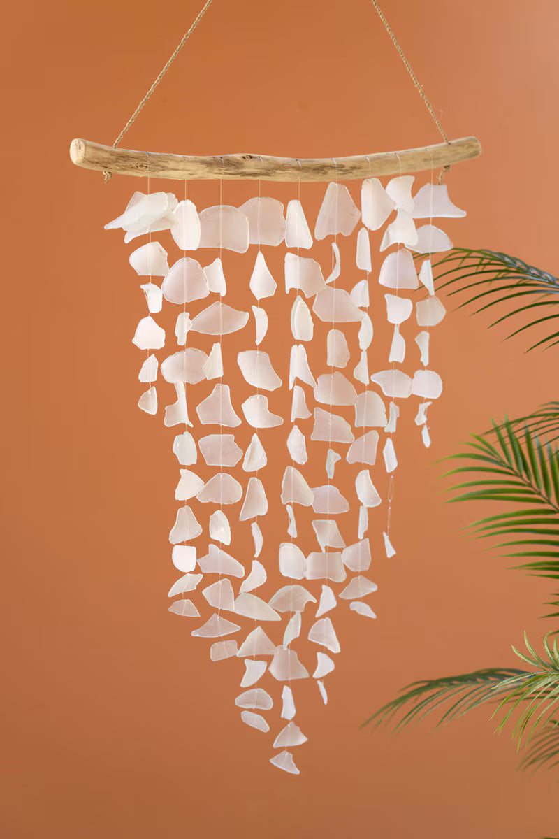 Driftwood and Sea Glass Chime