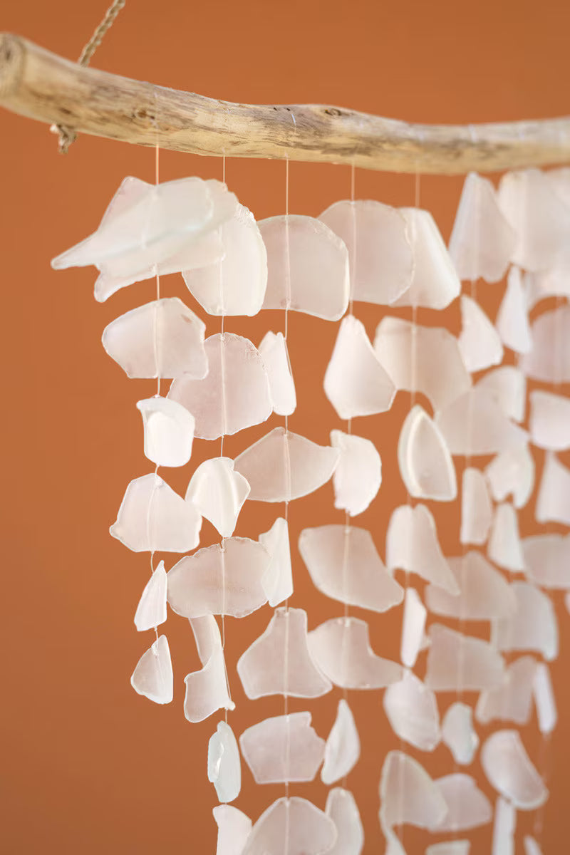 Driftwood and Sea Glass Chime