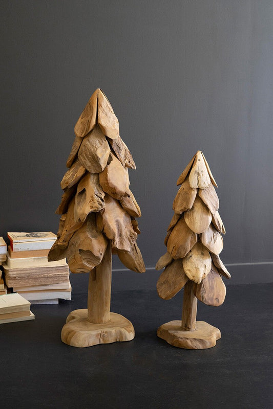 Small Rustic Teak Christmas Tree