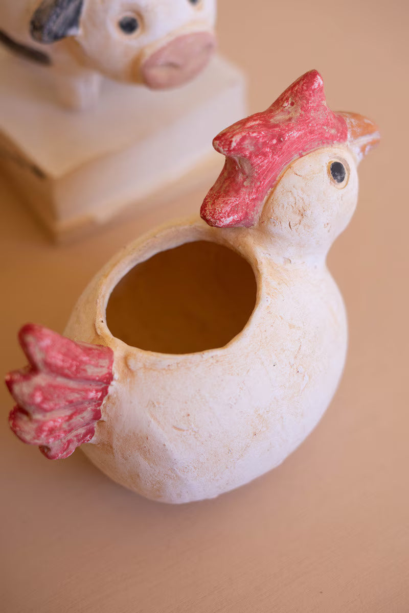 Set of 4 Farm Animal Planters