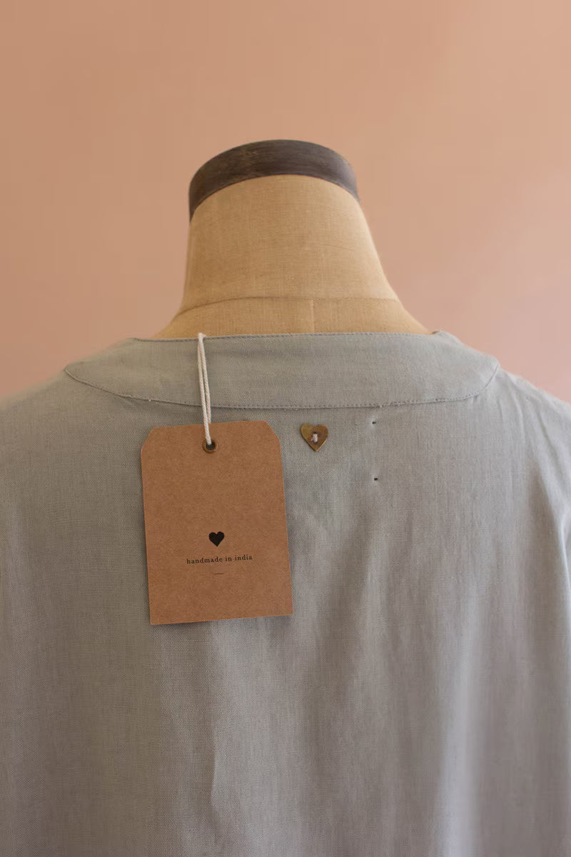 Fog Short Kimono with Front Pockets
