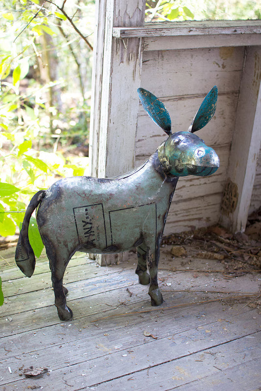 Recycled Metal Donkey