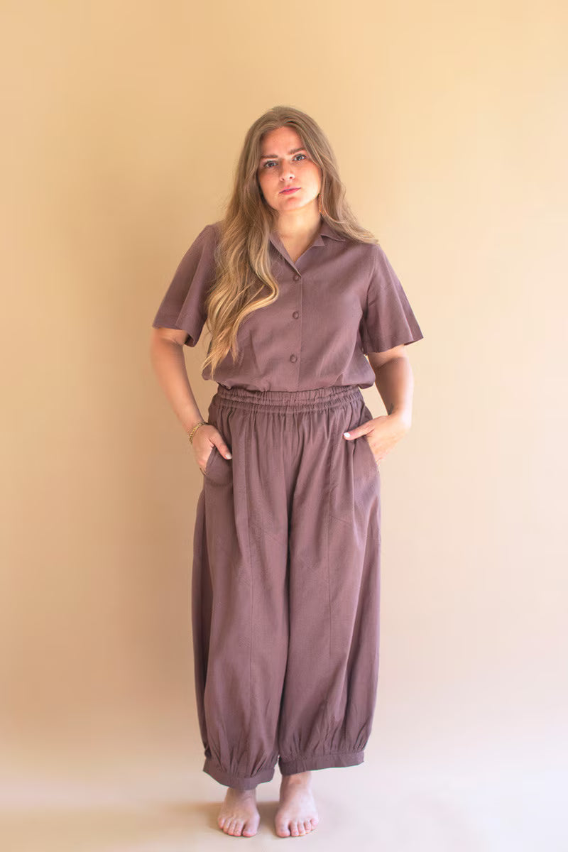 Mulberry Drawstring Balloon Pant