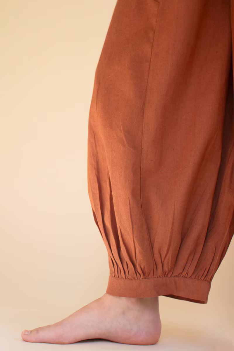 Cinnamon Drawstring Balloon Pant
