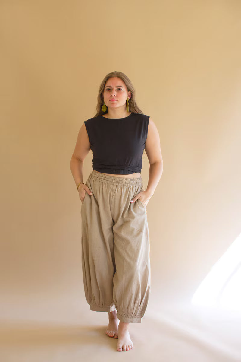 Midnight Convertible Wrap Blouse