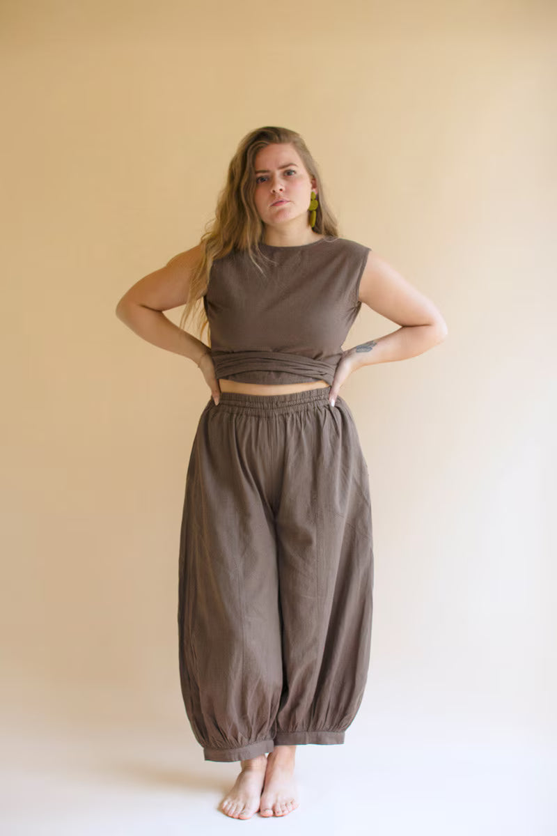 Oregano Convertible Wrap Blouse