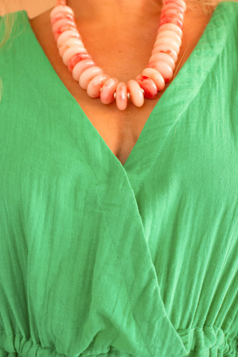 Kale Jumper with Drawstring Waist