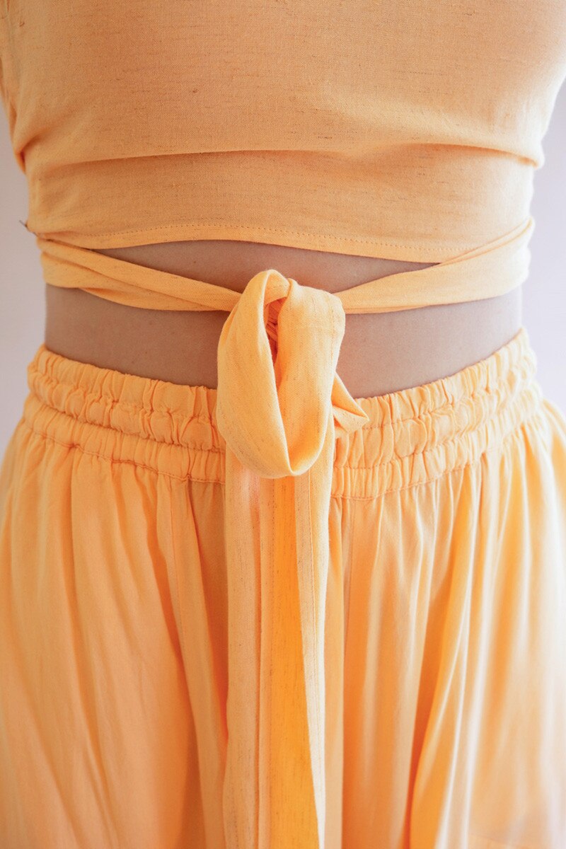 Cumin Convertible Wrap Blouse