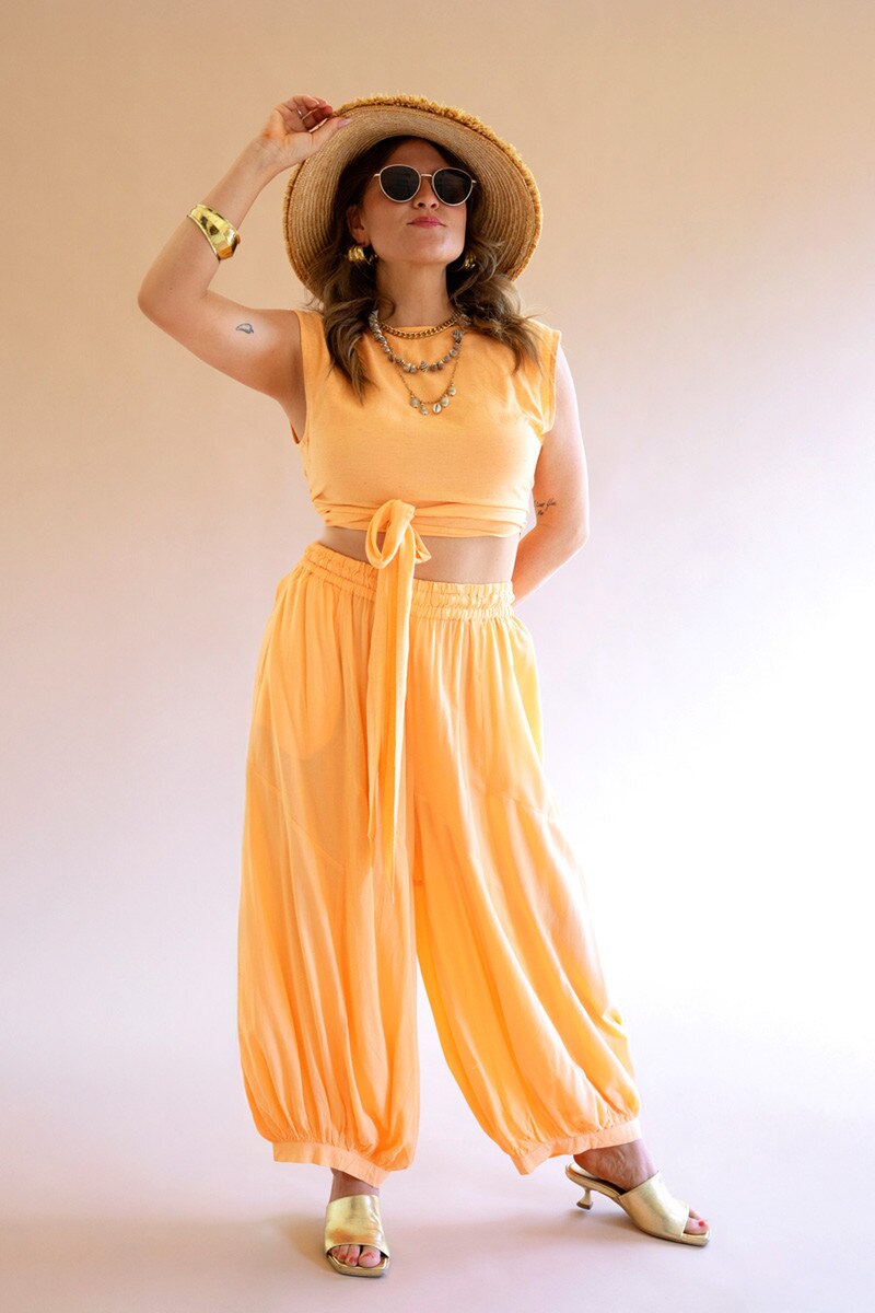Cumin Convertible Wrap Blouse