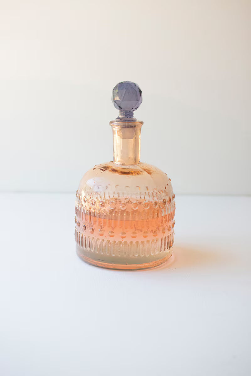 Set of 2 Glass Decanters