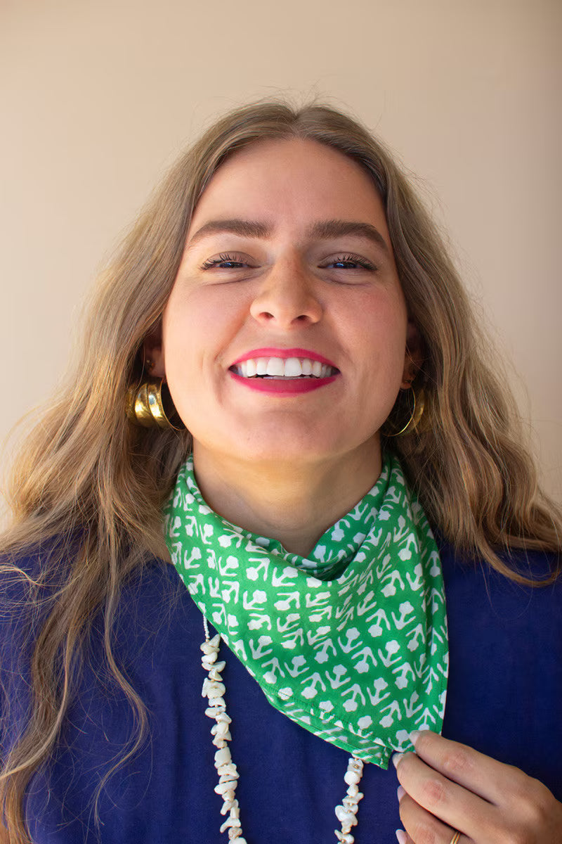Set of 3 Block-Print Neck Ties