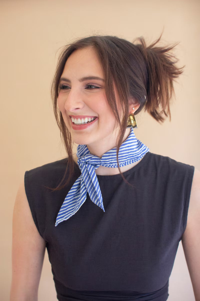 Set of 3 Block-Print Neck Ties
