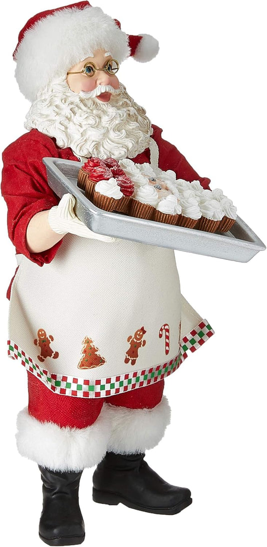 10.5-Inch Fabriche Tray Face Cake Santa
