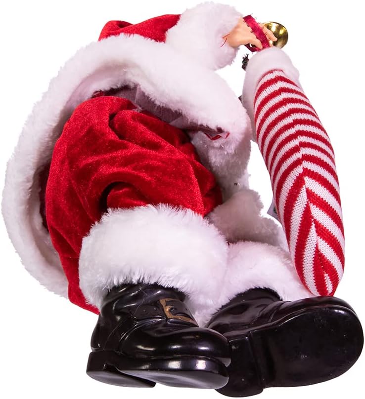16-Inch Kringle Klaus Book And Stocking Santa