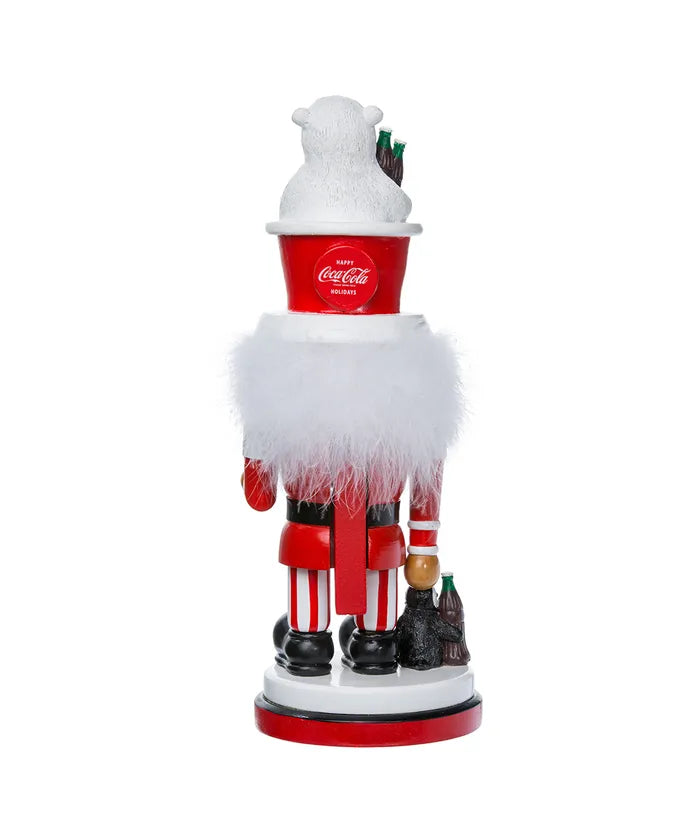 15.75" Coca-Cola Polar Bear Hat Hollywood Nutcracker