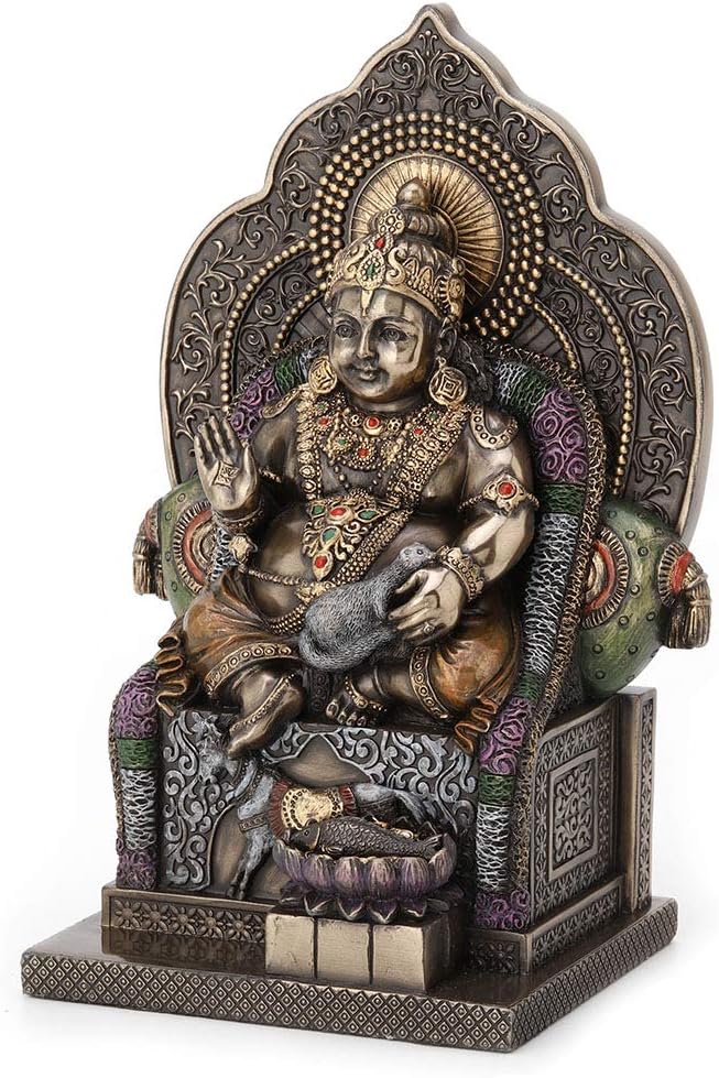 Lord Kubera Hindu God Of Wealth Figurine