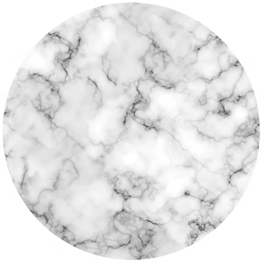 White Marble 4" Lillie Pad