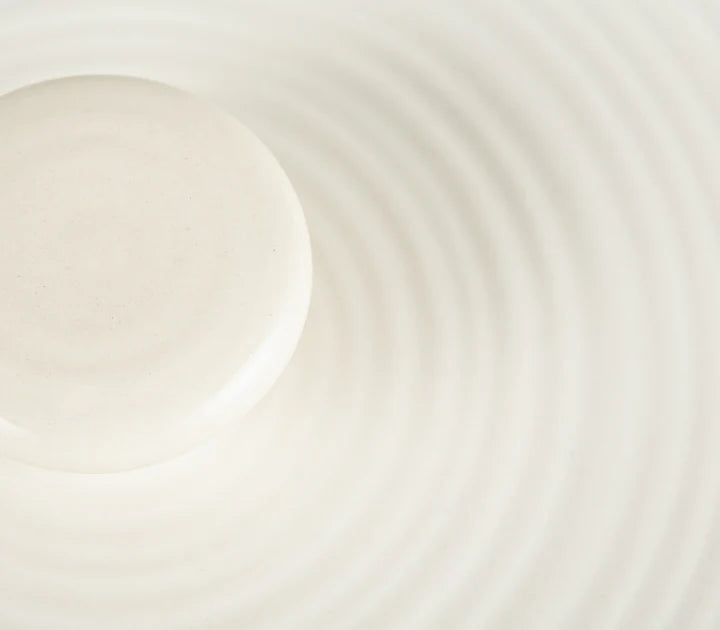 White Stoneware 8in Tortilla Warmer
