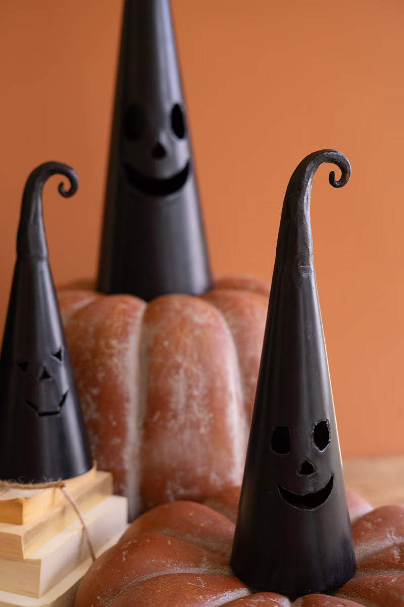 Set of 4 Halloween Hat Jack-O-Lanterns