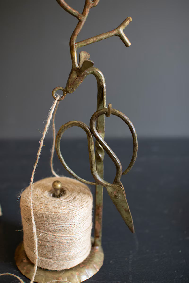 Forged-Iron Deer Jute Holder