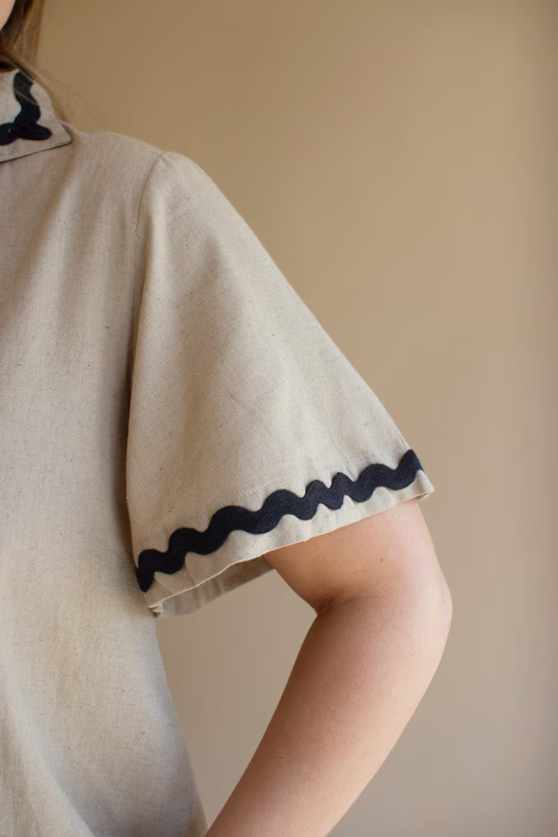 Drawstring Shorts and Top Set with Ric-Rac Detail
