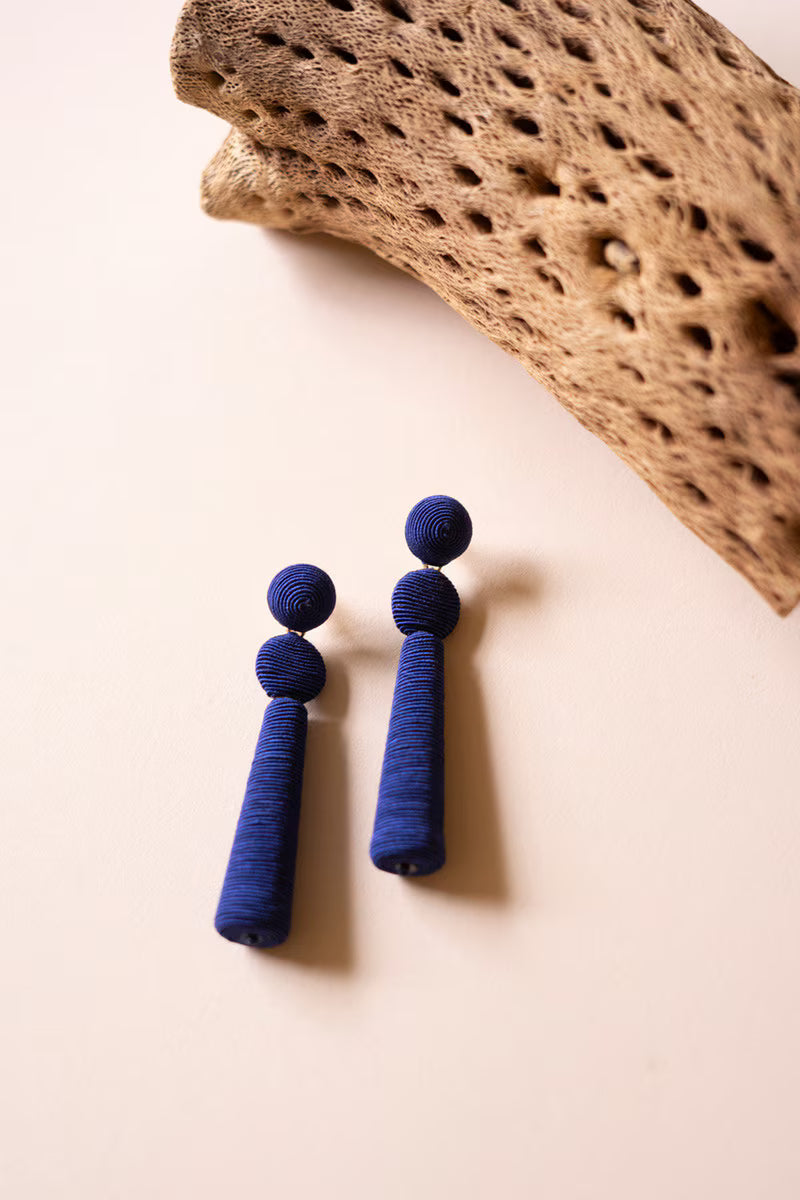 Fabricwrapped Earrings