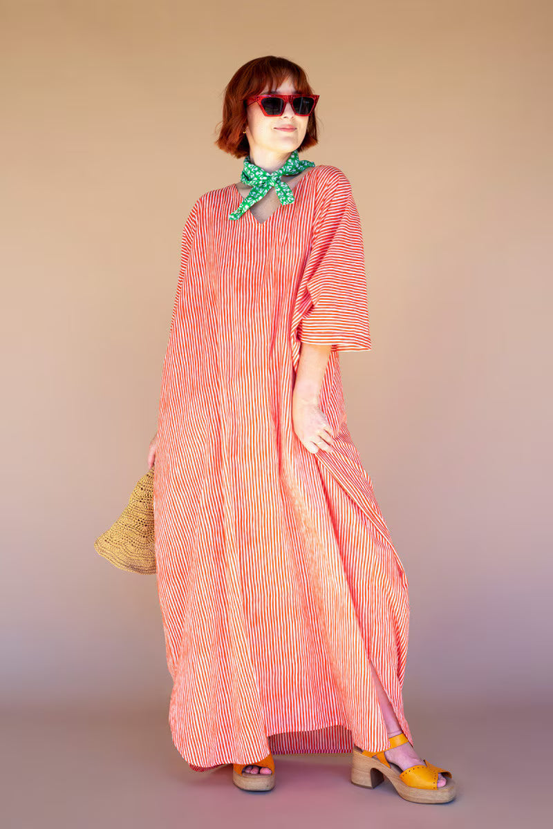 Saffron Printed Block Dress