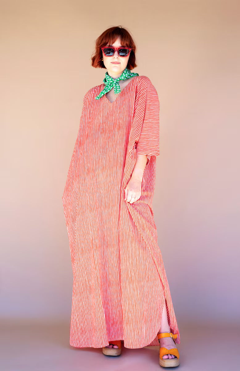 Saffron Printed Block Dress