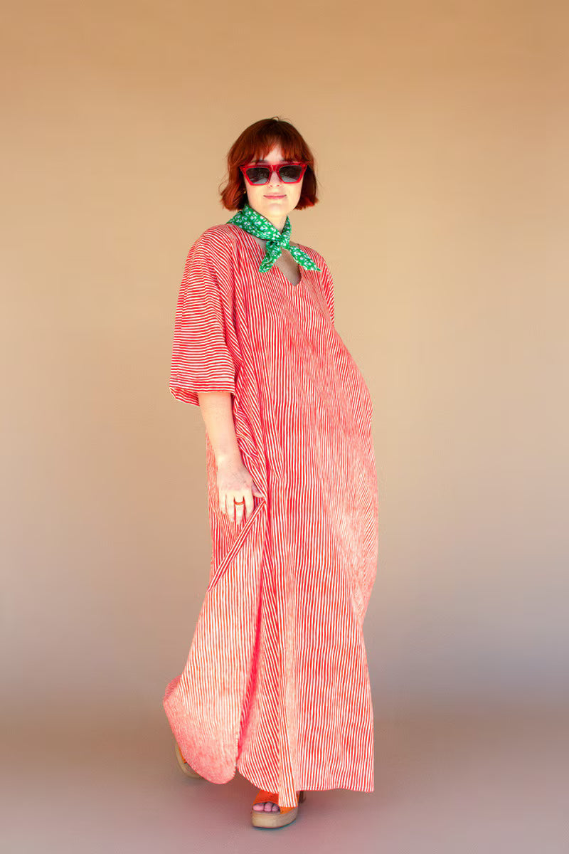 Saffron Printed Block Dress