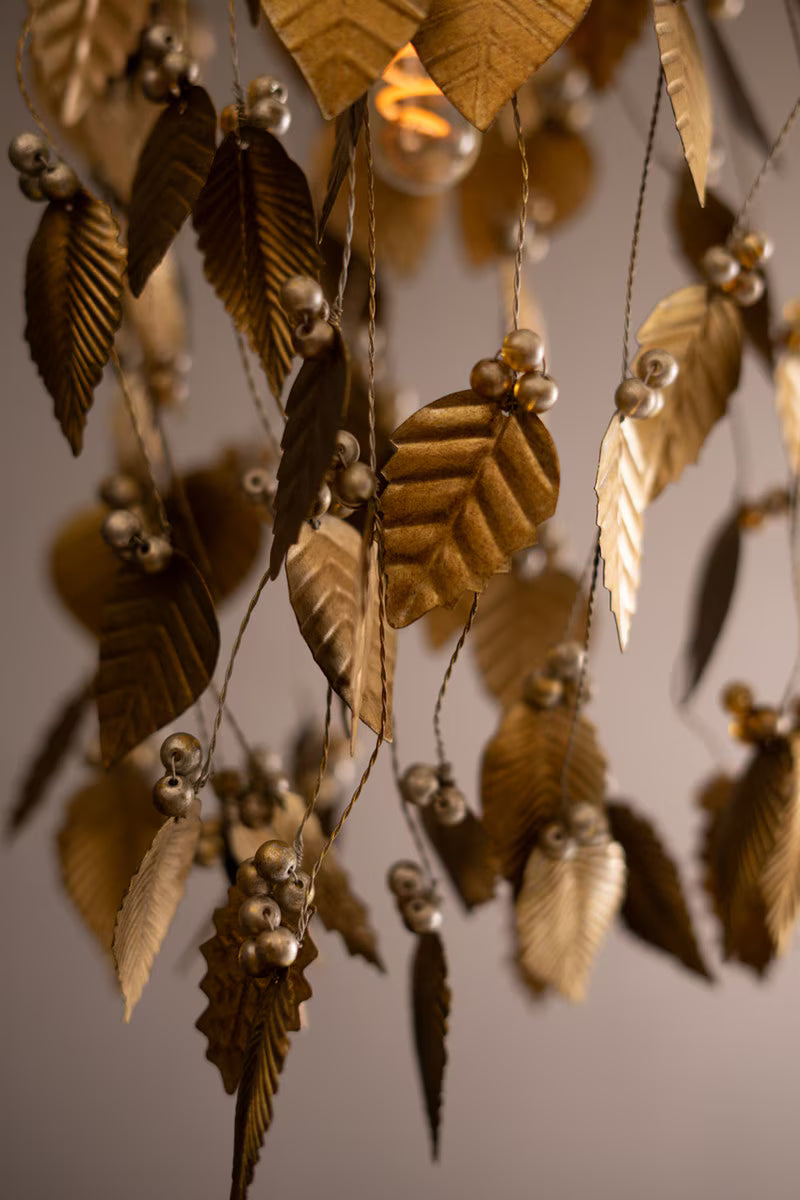 Antique Gold Vines Pendant Light