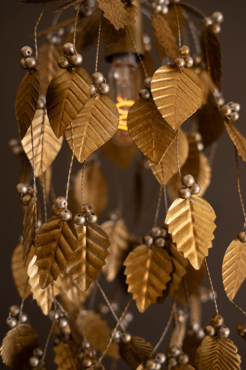 Antique Gold Vines Pendant Light