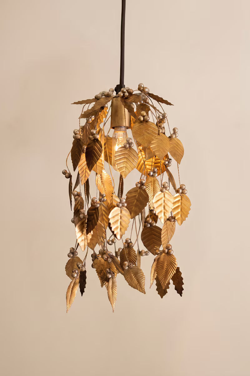 Antique Gold Vines Pendant Light