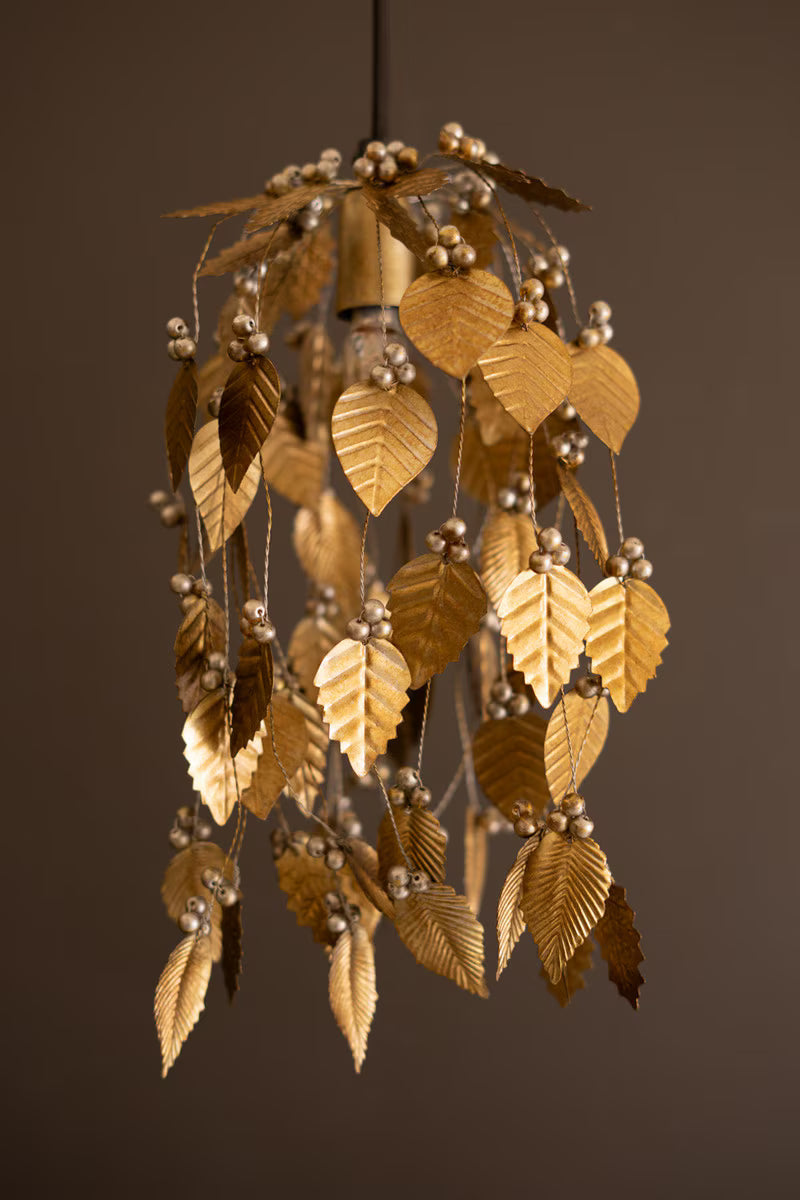 Antique Gold Vines Pendant Light