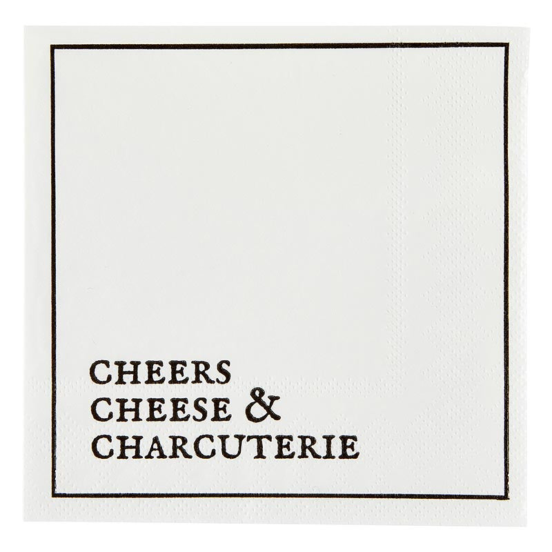 Santa Barbara Design Studio Paper Beverage Napkins White & Black