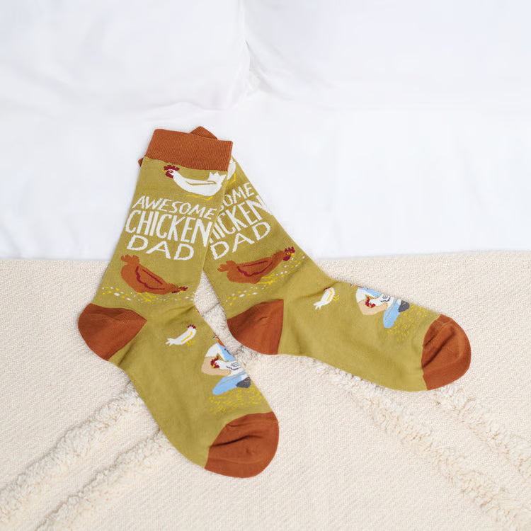 Awesome Chicken Dad Socks