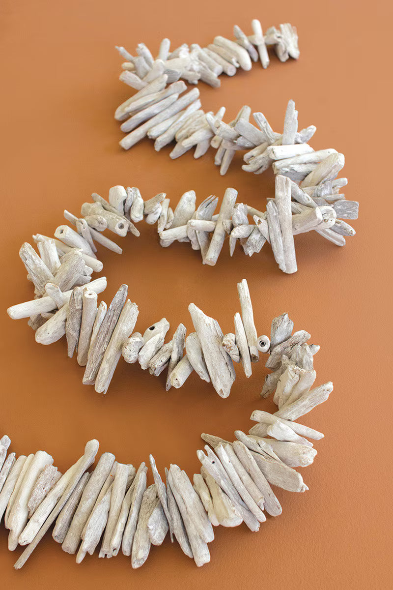 Whitewash Driftwood Garland