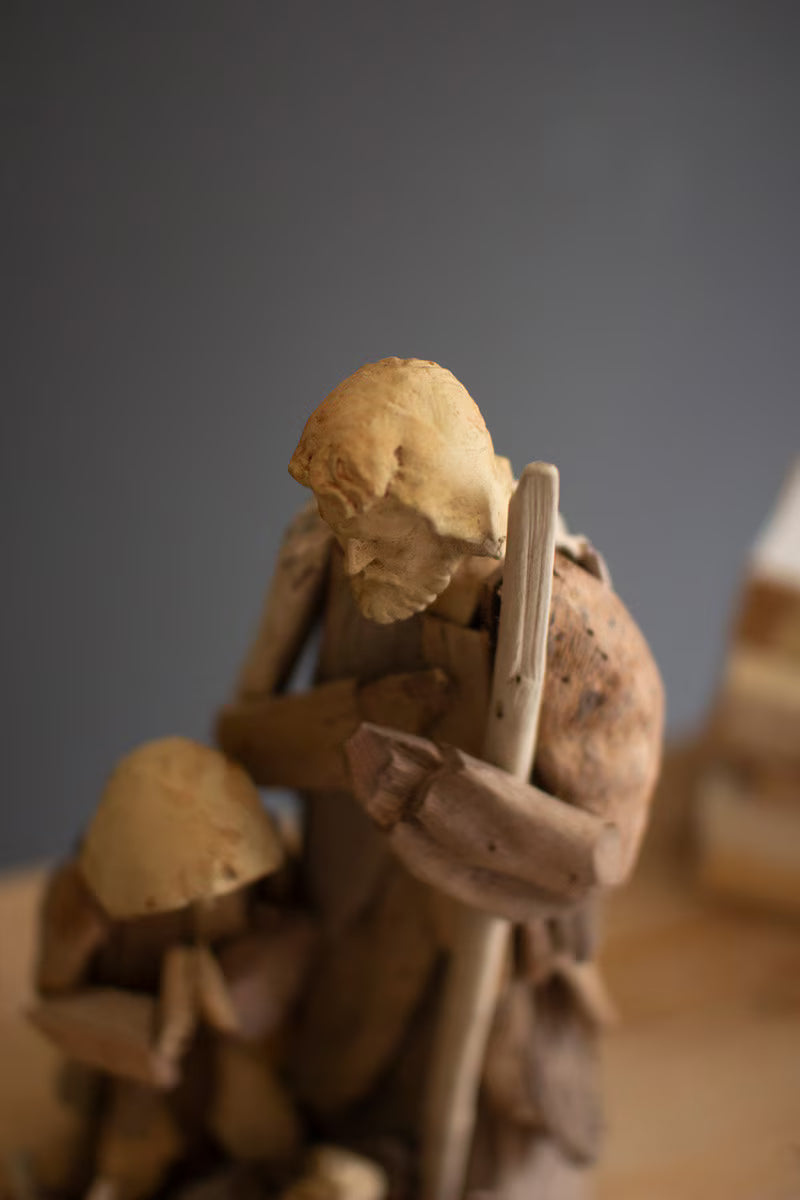 Driftwood Mary, Joseph and Jesus
